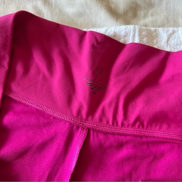 Athleta × Alicia‎ Keys Wide Leg Pants Hot Pink SIZE 3X - Picture 3 of 6